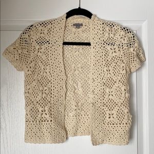 Vintage Cream Ann Taylor Cardigan